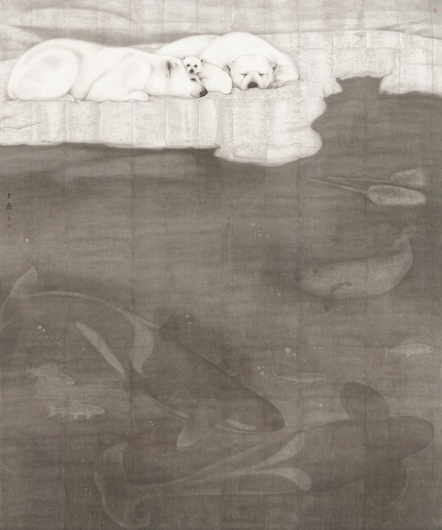 配图2 罗玉鑫 《休戚与共》中国画 240×200cm 2024年.jpg